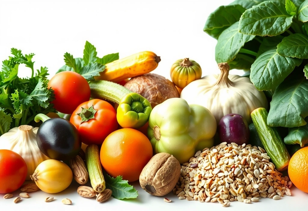 Diverse legume si cereale integrale bogate in vitamine B